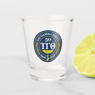 Tau Gamma Theta Shot Glass - Kleur Jubileum Glas