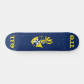 Tau Gamma Theta Skateboard - Navy w/Crest (Horizontaal)