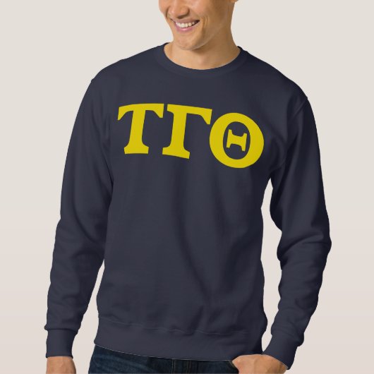 Tau Gamma Theta Sweatshirt - Yellow Block (Voorkant)