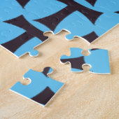 Tau-kruis Franciscaner geloofssymbool kunst Legpuzzel (Zijkant)