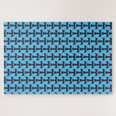 Tau-kruis Franciscaner geloofssymbool kunst Legpuzzel (Horizontaal)