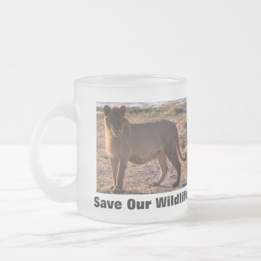 Tau redt ons leven matglas koffiemok (Links)