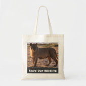 Tau Save Our Wildlife Canvas tas (Voorkant)