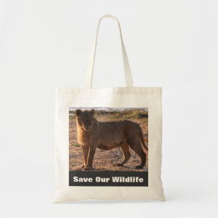 Tau Save Our Wildlife Canvas tas