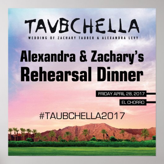 TAUBCHELLA TROLLEY-POSTER POSTER (Voorkant)
