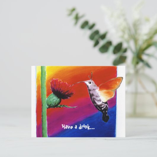 Taubenschwänzchen Briefkaart (Staand voorkant)