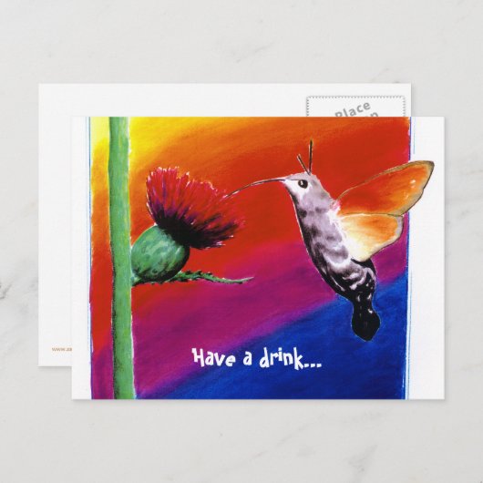 Taubenschwänzchen Briefkaart (Voorkant / Achterkant)