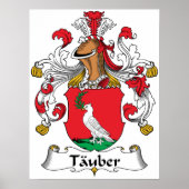 Tauber Family Crest Poster (Voorkant)