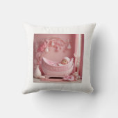 Taufkissen für Mädchen Kussen (Achterkant)