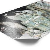 Taughannock Falls in Winter Foto Afdruk (Hoek)