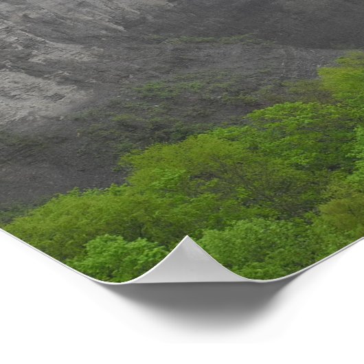 Taughannock Herfst Ithaca Waterval Fotografie Afdr Poster (Hoek)