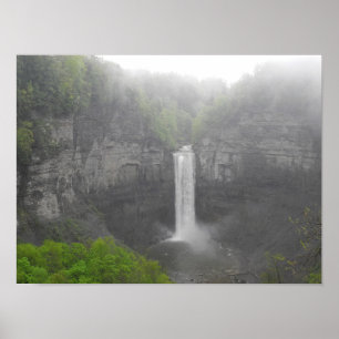 Taughannock Herfst Ithaca Waterval Fotografie Afdr Poster