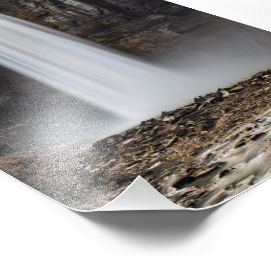 Taughannock Herfsten Foto Afdruk (Hoek)