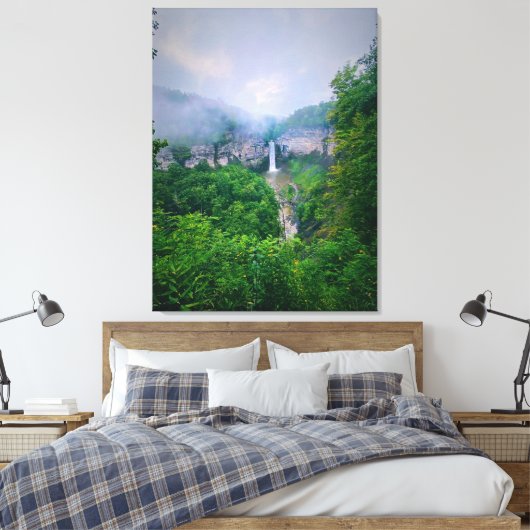 TAUGHANNOCK HERFSTEN ITHACA CANVAS PRINT (Insitu (Slaapkamer))
