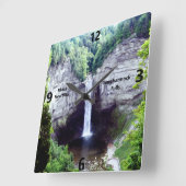 TAUGHANNOCK HERFSTEN ITHACA-klok Vierkante Klok (Hoek)