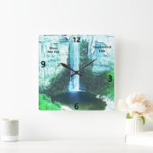 TAUGHANNOCK HERFSTEN ITHACA-klok Vierkante Klok (Huis)