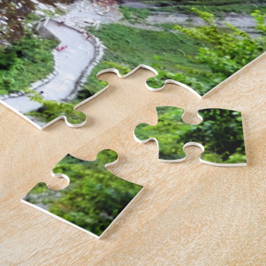 TAUGHANNOCK HERFSTEN ITHACA NEW YORK LEGPUZZEL (Zijkant)