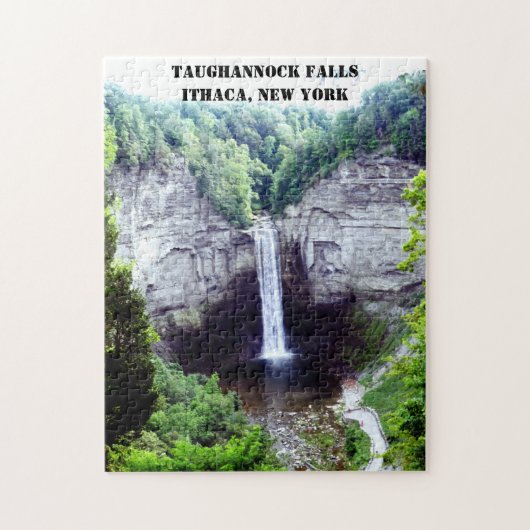 TAUGHANNOCK HERFSTEN ITHACA NEW YORK LEGPUZZEL (Verticaal)