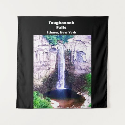 TAUGHANNOCK HERFSTEN ITHACA NEW YORK TAPESTRY WANDKLEED (Voorkant)