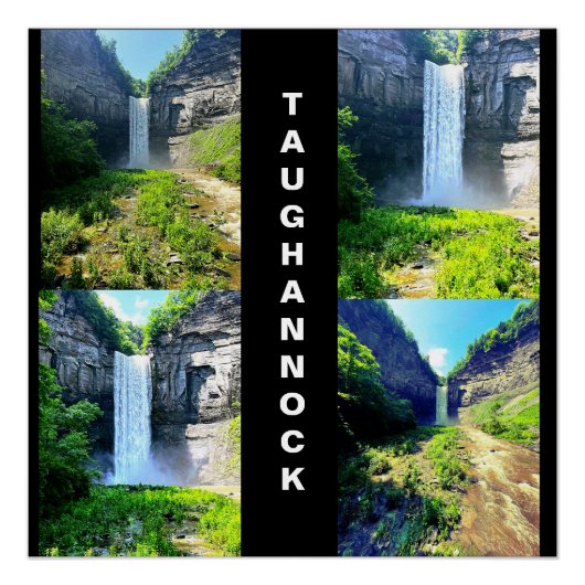 TAUGHANNOCK HERFSTEN ITHACA NEW YORKlossy Poster (Voorkant)