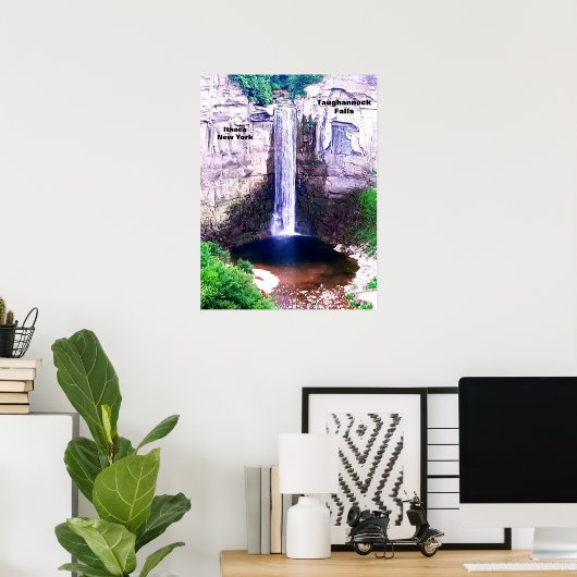 TAUGHANNOCK HERFSTEN ITHACA POSTER (Thuiskantoor)