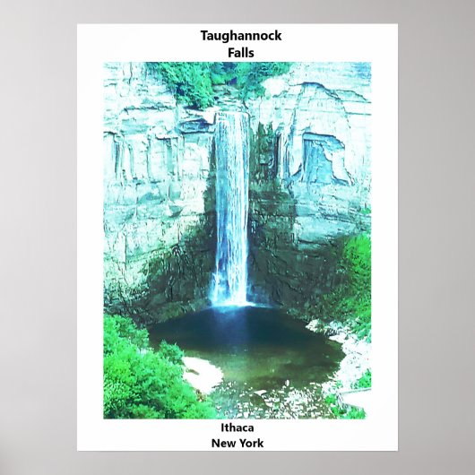 TAUGHANNOCK HERFSTEN ITHACA POSTER (Voorkant)
