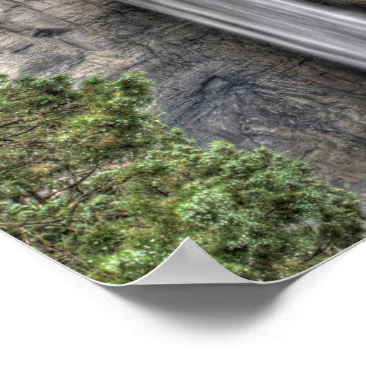 Taughannock Herfsten, New York Poster (Hoek)