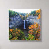 Taughannock Herfsten Ulysses, NY Canvas Afdruk (Voorkant)