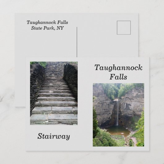 Taughannock State Park NY Briefkaart (Voorkant / Achterkant)