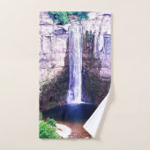 TAUGHNNOCK HERFSTEN GORGE ITHACA N.Y. BAD HANDDOEK (Handdoek)