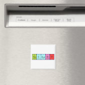 Taulant periodiek tabelnaammagneet magneet (Insitu (Vaatwasser))