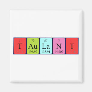 Taulant periodiek tabelnaammagneet magneet