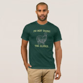 Taunt Alpaca niet T-shirt (Voorkant volledig)