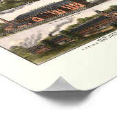 Taunton, MA Panoramic Map - 1875 Poster (Hoek)