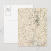 Taunton, Massachusetts Briefkaart (Voorkant / Achterkant)