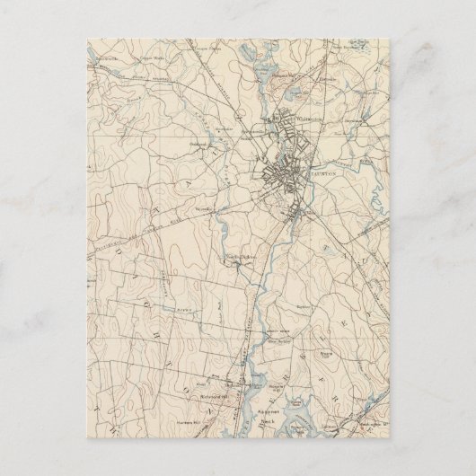 Taunton, Massachusetts Briefkaart (Voorkant)