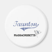 Taunton Massachusetts City Classic Magneet (Voorkant)
