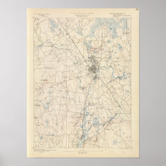 Taunton, Massachusetts Poster (Voorkant)