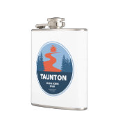 Taunton Wild en de Schilderachtig Massachusetts Heupfles (Links)