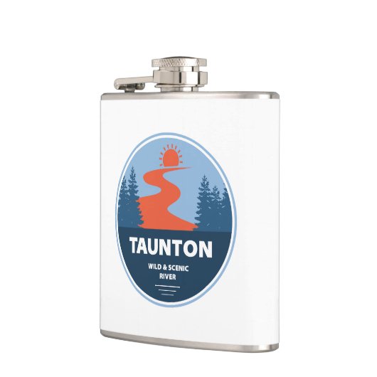 Taunton Wild en de Schilderachtig Massachusetts Heupfles (Links)