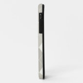 Taupe Argyle Pattern, persoonlijke Golf Case-Mate iPhone Case (Achterkant/links)