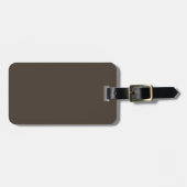 Taupe Bagage Label (Voorkant horizontaal)