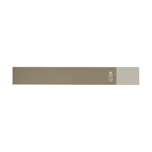 Taupe Beige BEEEP CALM EN Uw Creative Text (Individueel)