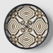 Taupe Beige Brown White Bohemian Art Motif (Voorkant)