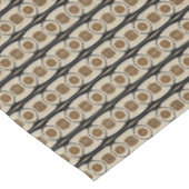 Taupe Beige Coffee Brown Hip Orient Bali Art Motif Tafelkleed (Gekanteld)