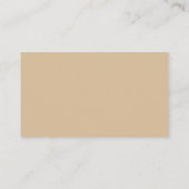 Taupe Beige Terracotta Floral Boho Wedding RSVP Informatiekaartje (Achterkant)