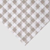 Taupe Beige White Pset Pattern Tissuepapier (Detail)