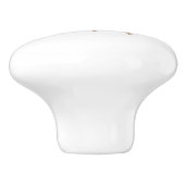 Taupe | bijenillustratie keramische knop (Zijkant)