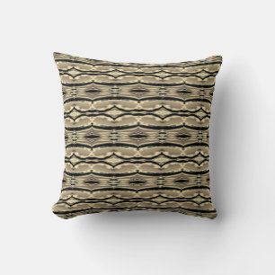 Taupe Black Beige Zuidwest Look Kleine Tegels Kussen