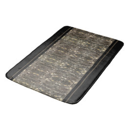 Taupe Black Marmer Stripe Badmat